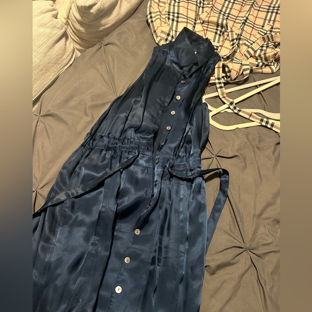 size 2 Cinq a Sept midi tie waist worn  a couple occasions